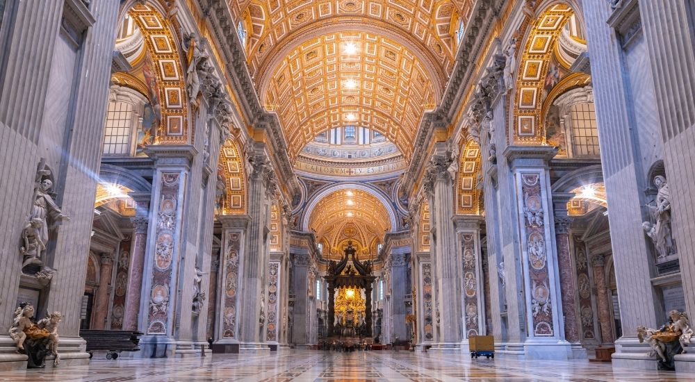 Baldaquino de San Pedro Roma