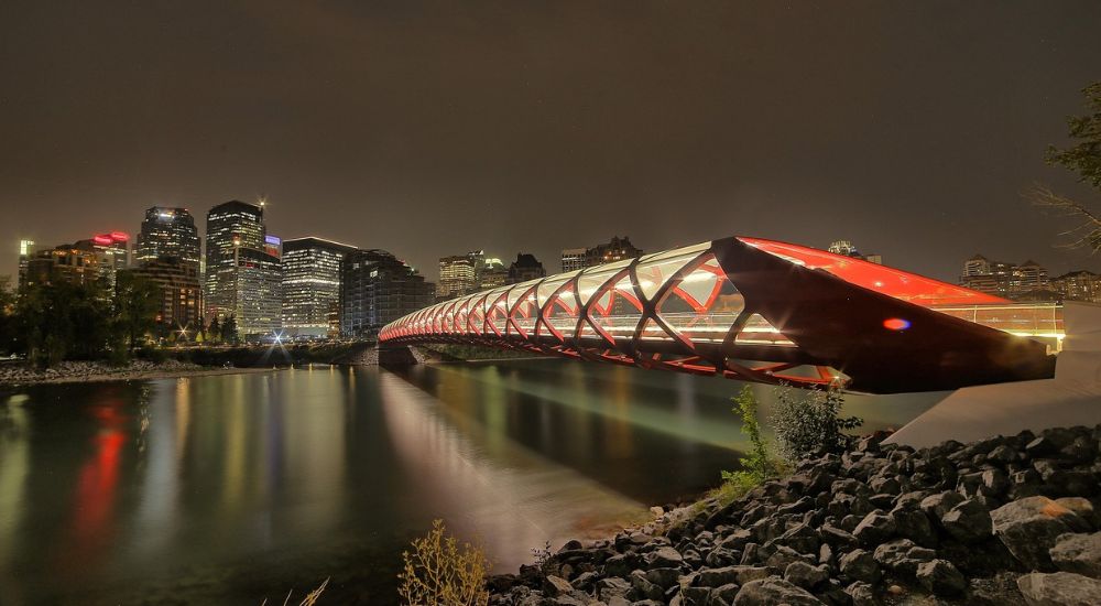 puente de la paz Calgary Canadá